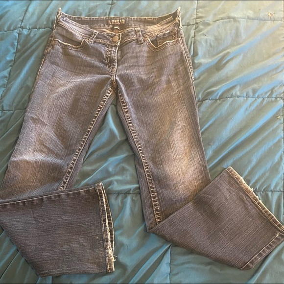 Size 33 length 32 Silver Suki dark wash jeans - Picture 3 of 8